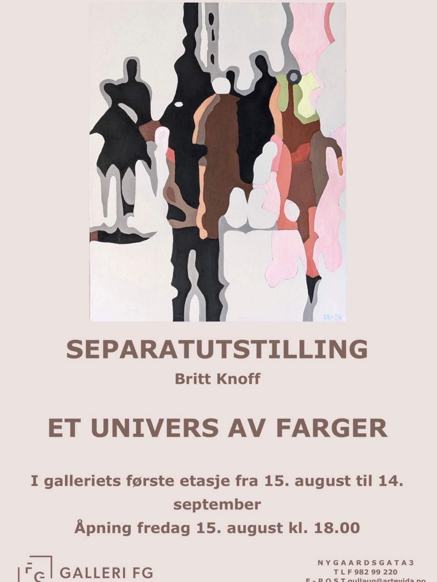 15 aug - 14 sep Galleri FG